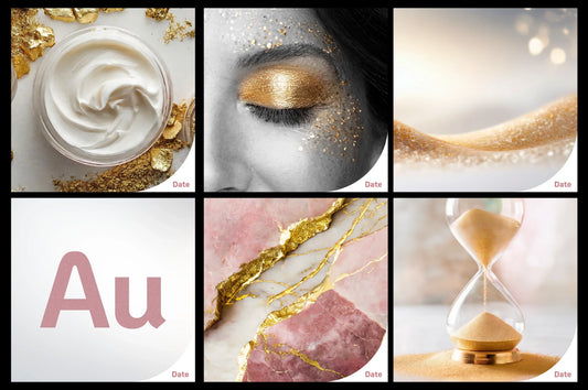 imagine de lux pentru gama radiance dermocosmetice cu aur pentru ten matur