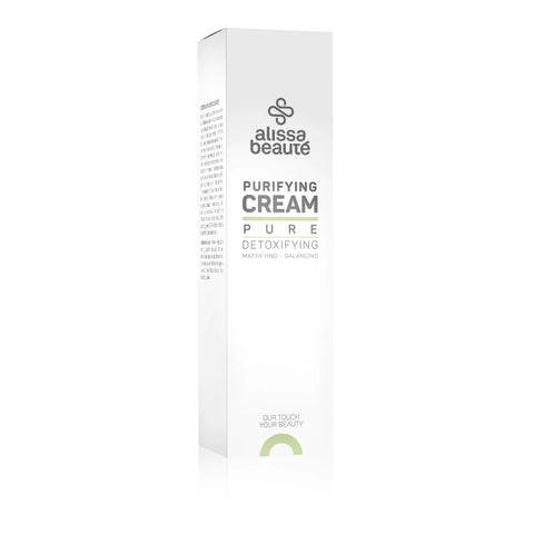 PURIFYING CREAM | 50 ml cremă purificantă ten gras acneic. Dermato cosmetice profesionale vegane, testate dermatologic pentru un ten sănătos și strălucitor.