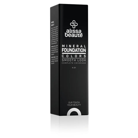 MINERAL MAKE-UP FOUNDATION 01 | 35 ml. Dermato cosmetice profesionale vegane, testate dermatologic pentru un ten sănătos și strălucitor.