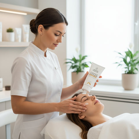 Cremă profesională cu Vitamina C stabilă și bakuchiol pentru iluminare, fermitate și tratamente faciale anti-rid. Alissa Beaute