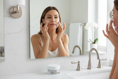 Cremă lifting cu acid hialuronic pentru hidratare intensă, fermitate și reducerea ridurilor. Ideală pentru îngrijirea zilnică acasă. Alissa Beaute