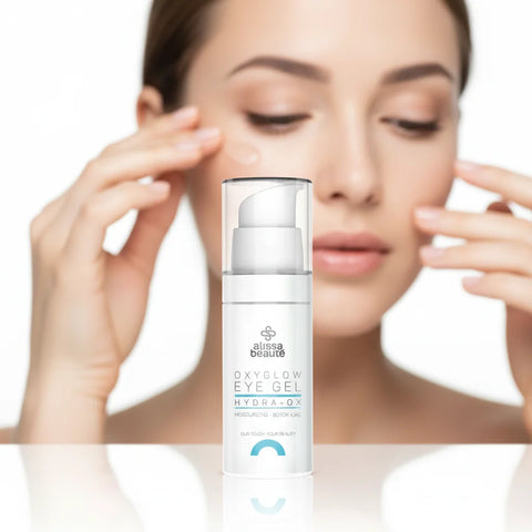 Gel contur ochi HYDRA-OX OxyGlow cu oxigenare, hidratare intensă și efect botox-like, pentru reducerea liniilor de expresie și luminozitate.