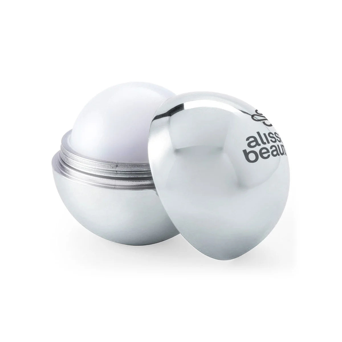 LIP BALM with logo AB – silver | 17 g balsam buze. Dermato cosmetice profesionale vegane, testate dermatologic pentru un ten sănătos și strălucitor.