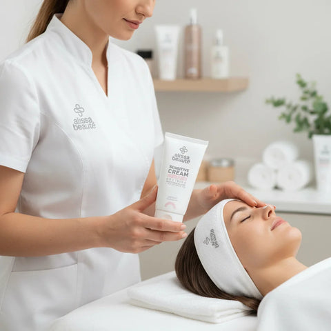Cremă calmantă pentru piele foarte sensibilă și cuperoză | Sensitive Cream | 150 ml Alissa Beaute