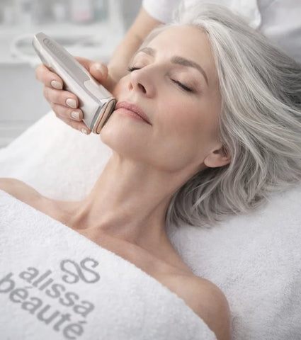 THEA 1.0 Rejuvenating Beauty Device – Aparat Anti-Rid cu Radiofrecvență, Microcurent EMS & Terapie cu Lumină | Alissa Beauté