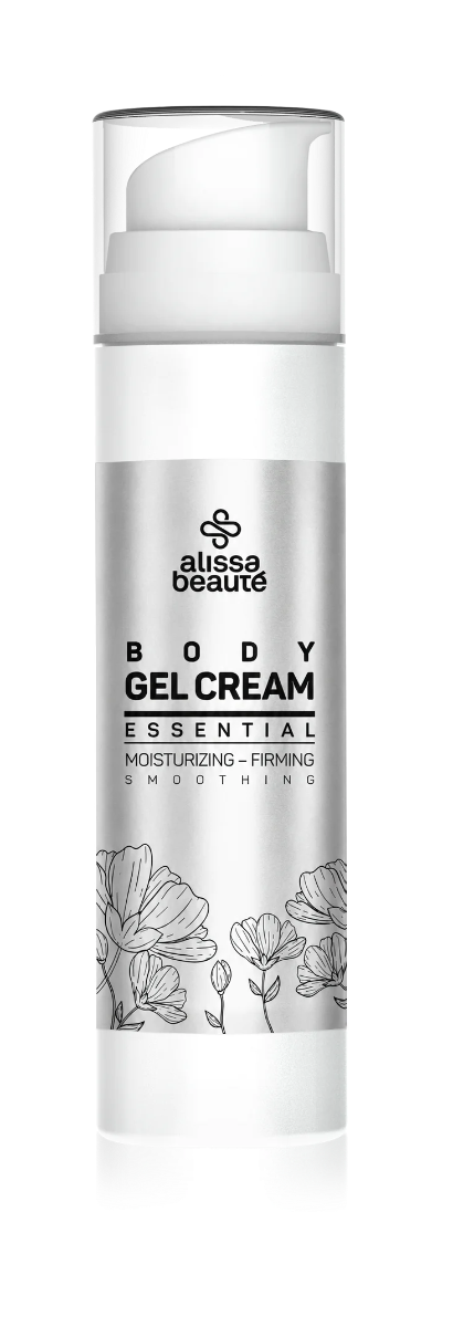 Body Gel Cream Alissa Beauté 200 ml în flacon airless — cremă de corp cu textură gel și acid hialuronic