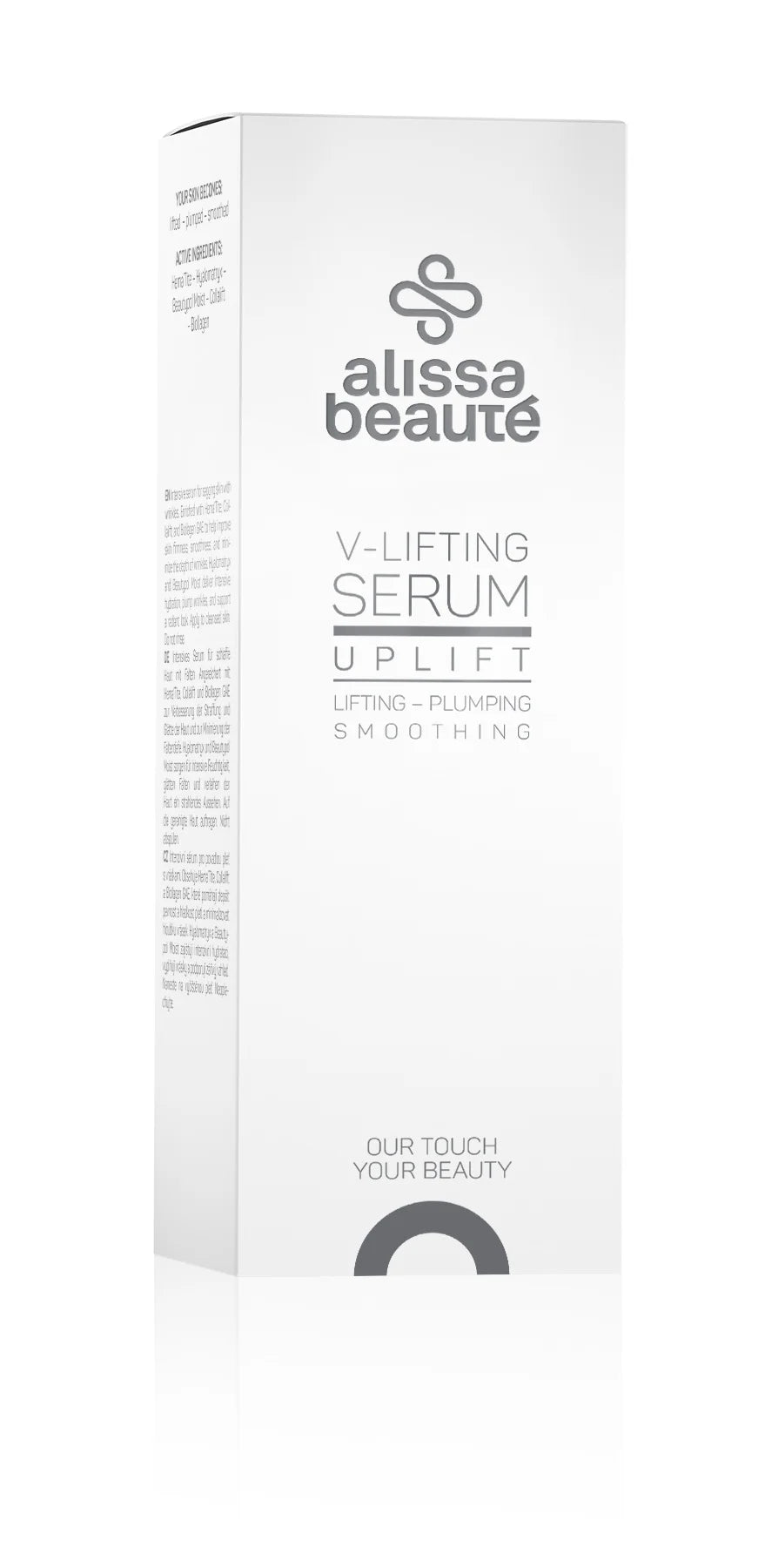 cutie Ser anti-rid cu Biollagen colagen vegan (200× vs. marin), Hyalomatrix™ 5 forme HA & Hema'Tite™. Lifting + fermitate + hidratare profundă. 30ml.