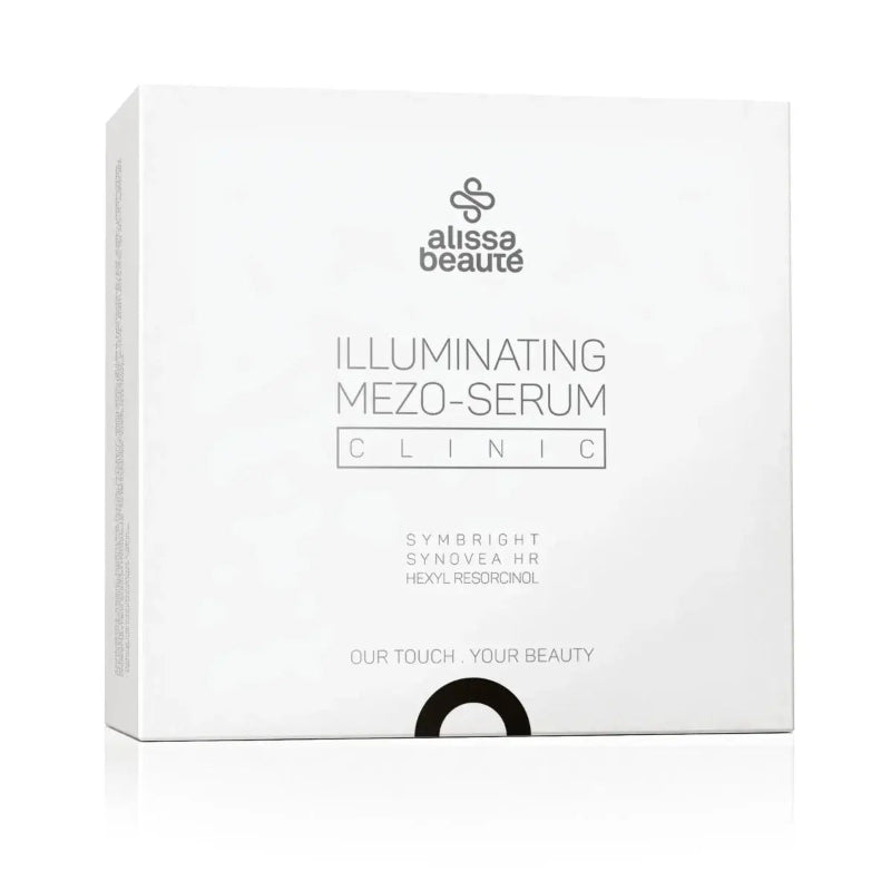Illuminating Mezo-Serum | Set 10 fiole iluminatoare și uniformizante cu SymBright, Hexylresorcinol și Vitamina C | 10*05 ml Alissa Beaute