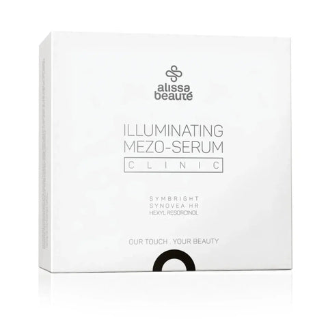 Illuminating Mezo-Serum | Set 10 fiole iluminatoare și uniformizante cu SymBright, Hexylresorcinol și Vitamina C | 10*05 ml Alissa Beaute