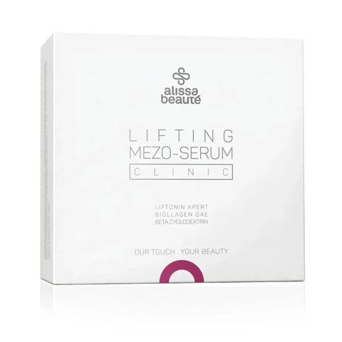 Lifting Mezo-Serum | Set 10 fiole lifting și fermitate cu Liftonin Xpert și Biollagen | 10 × 5 ml Alissa Beaute