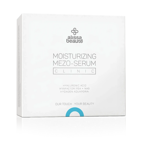 Moisturizing Mezo-Serum | Set 10 fiole intens hidratante cu acid hialuronic și Aquaporin | 10*5 ml Alissa Beaute