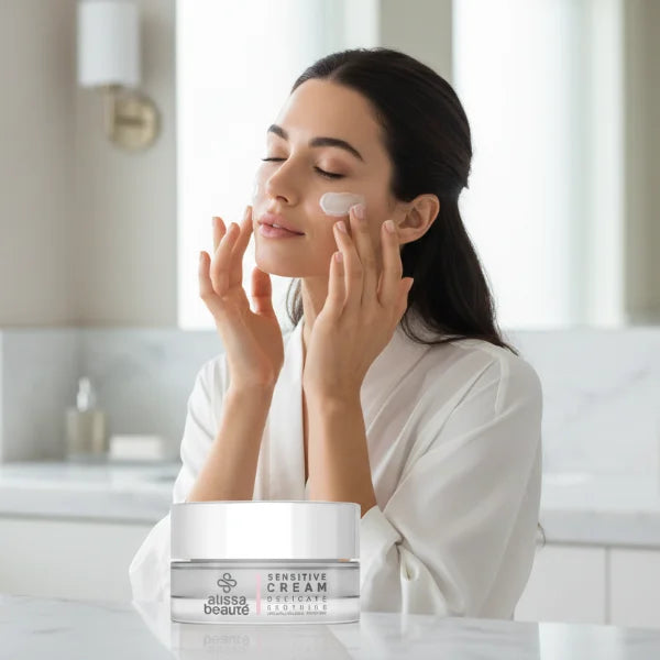 Cremă calmantă pentru piele foarte sensibilă și cuperoză | Delicate Sensitive Cream | 50 ml Alissa Beaute